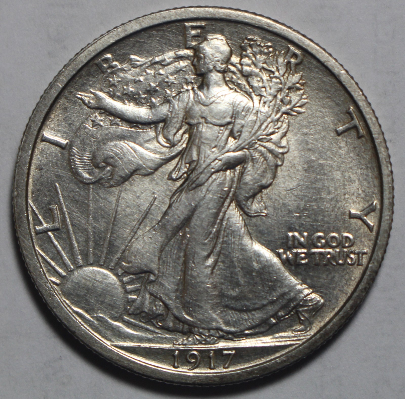1917 Walking Liberty Half Dollar FG415