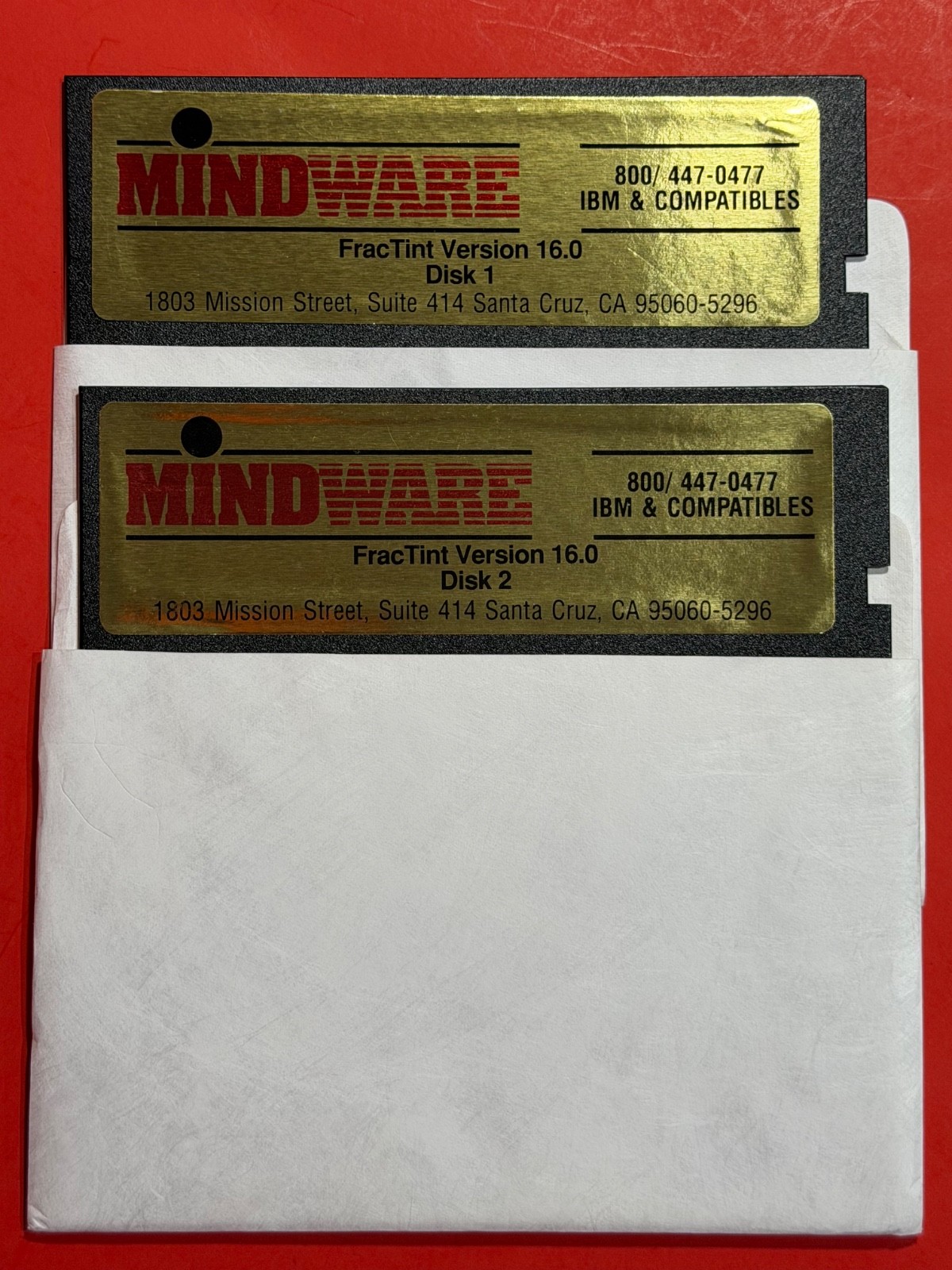 Mindware FracTint Version 16.0 IBM / PC Software