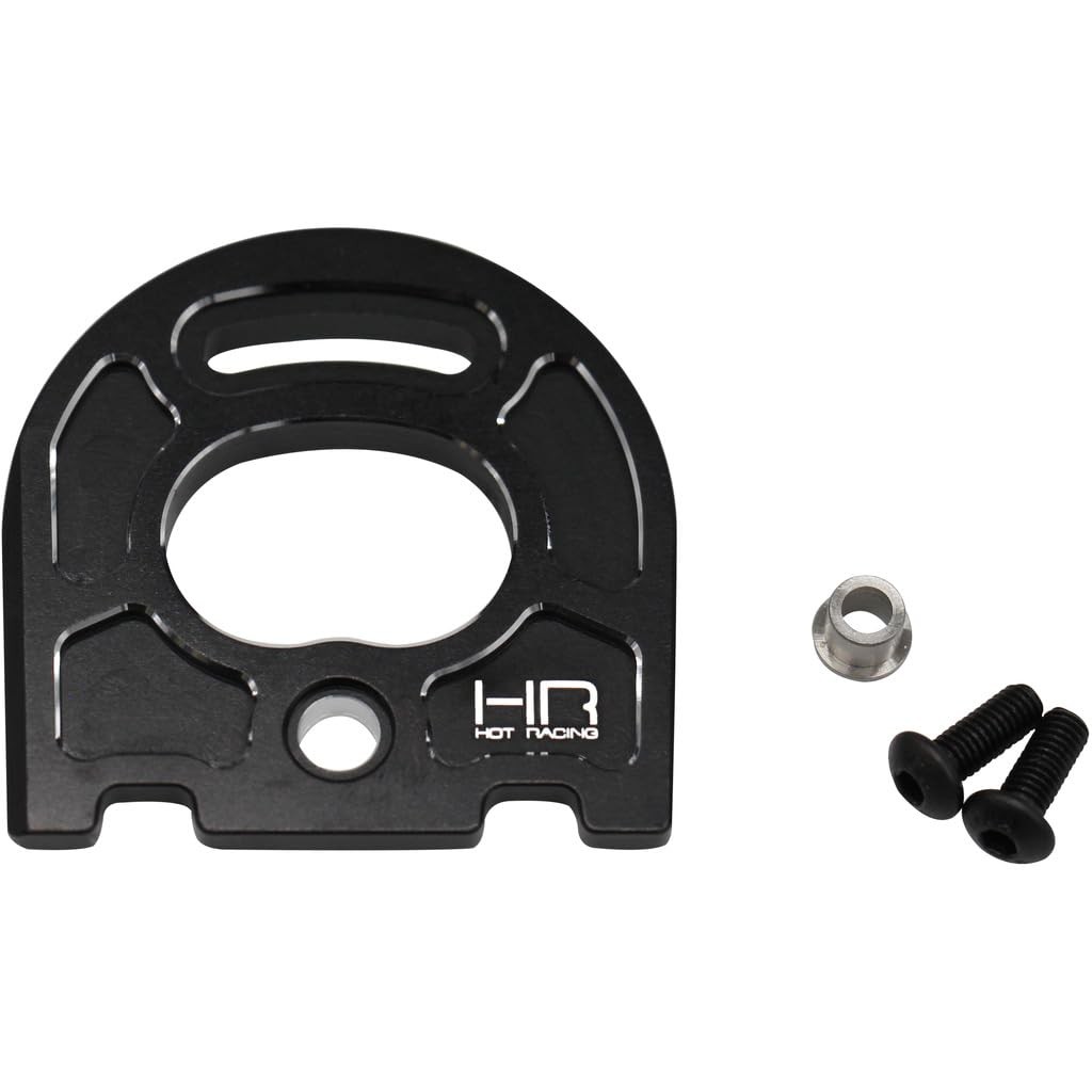 Hot Racing TRF18A01 Adjustable Aluminum Motor Mount 4Tec2 3 Small, Black