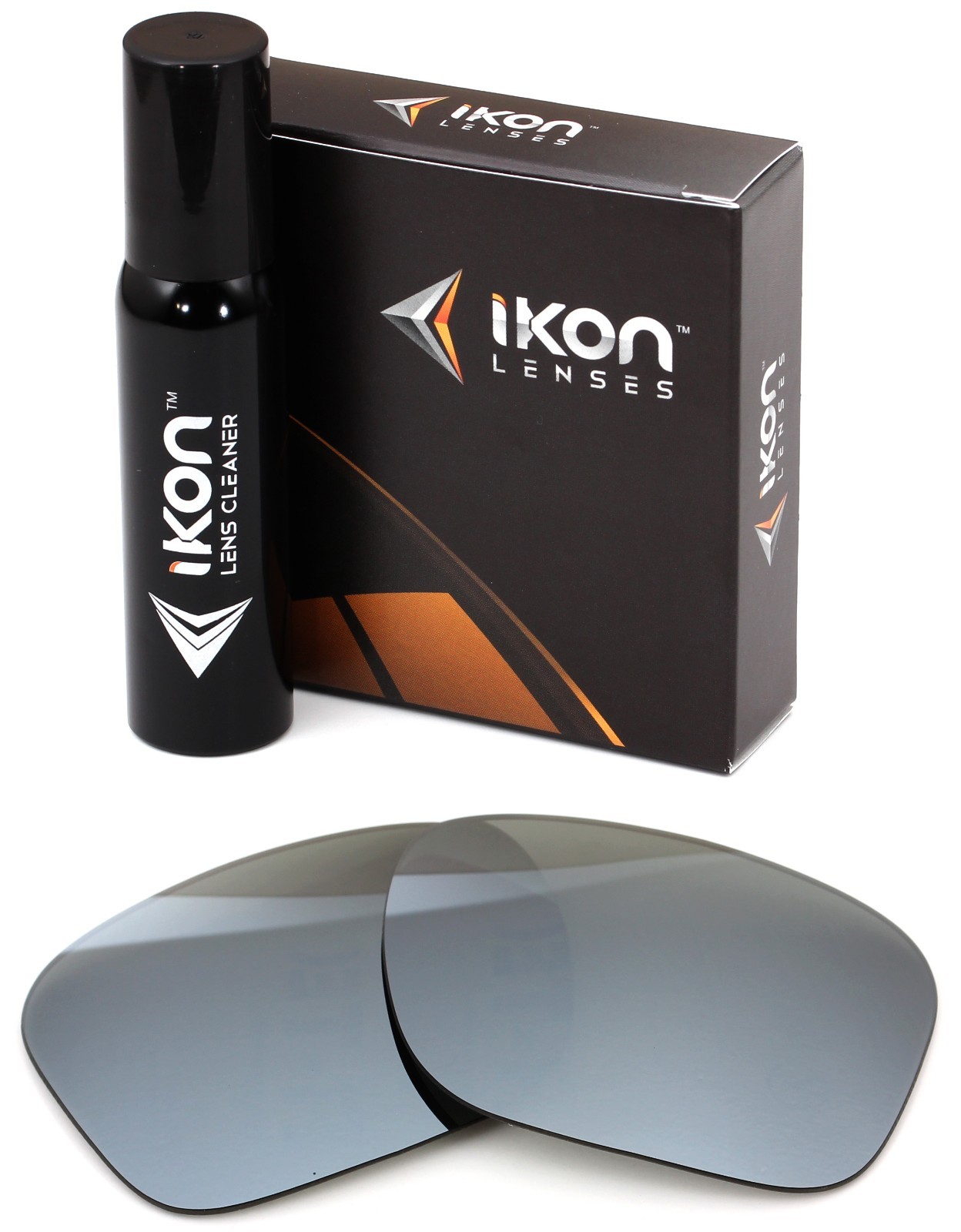 Polarized IKON Replacement Lenses For Oakley Holbrook XL (OO9417) - Silver