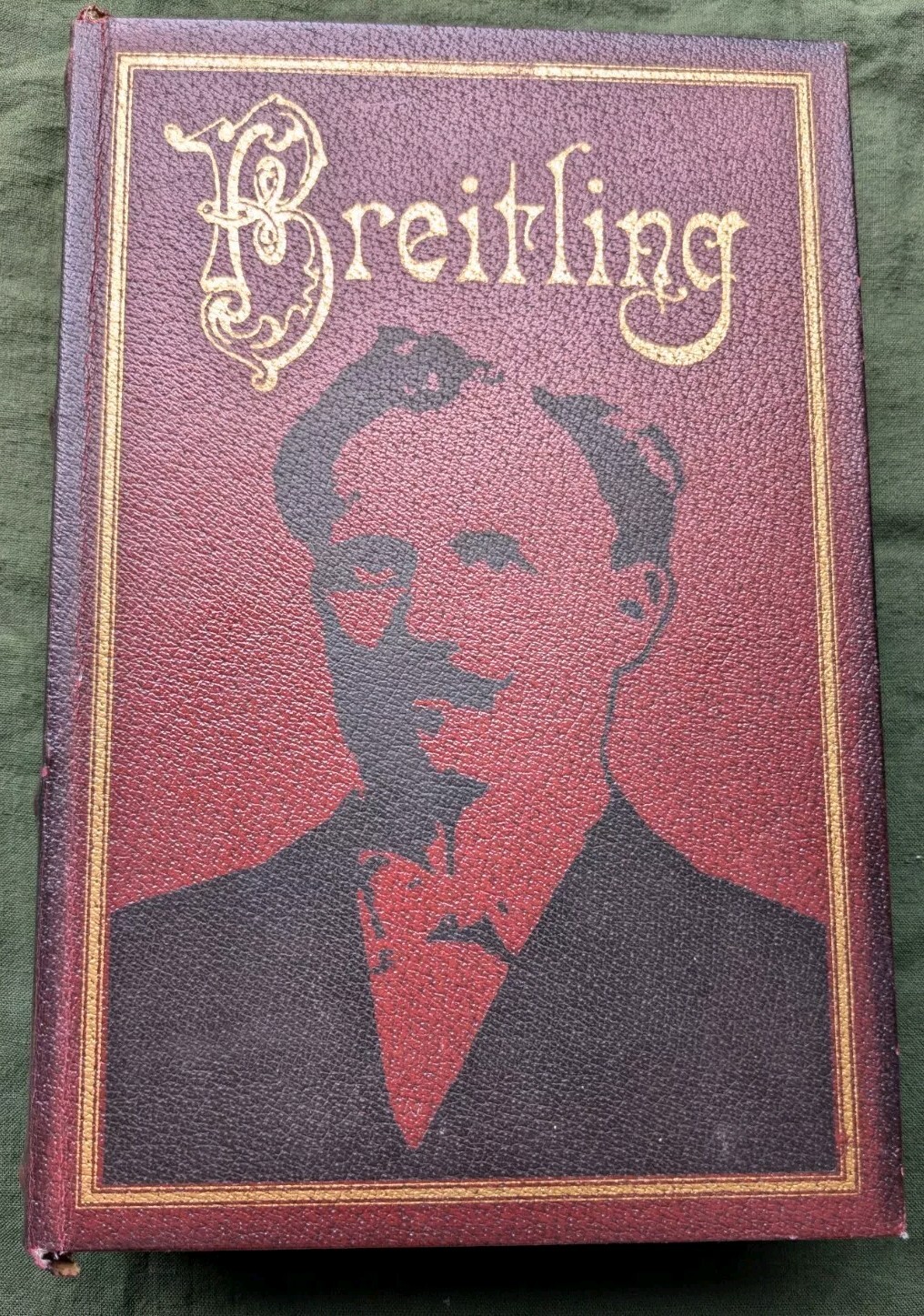 Breitling Book Safe Lock Box (Broken Lock, No Key)