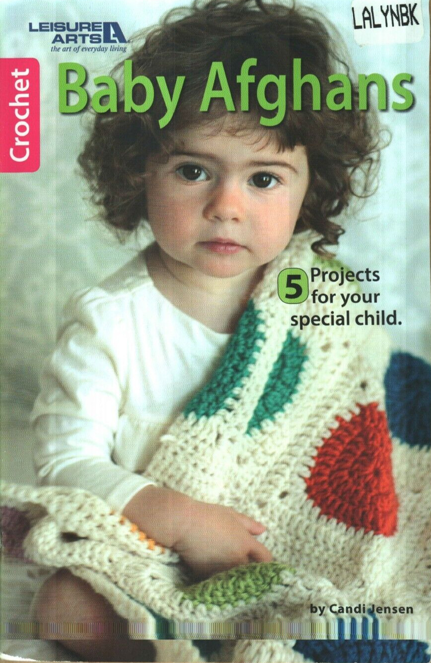 BABY AFGHANS 5 CREATIVE NURSERY DESIGNS DIGEST SIZE CROCHET PATTERN BOOK
