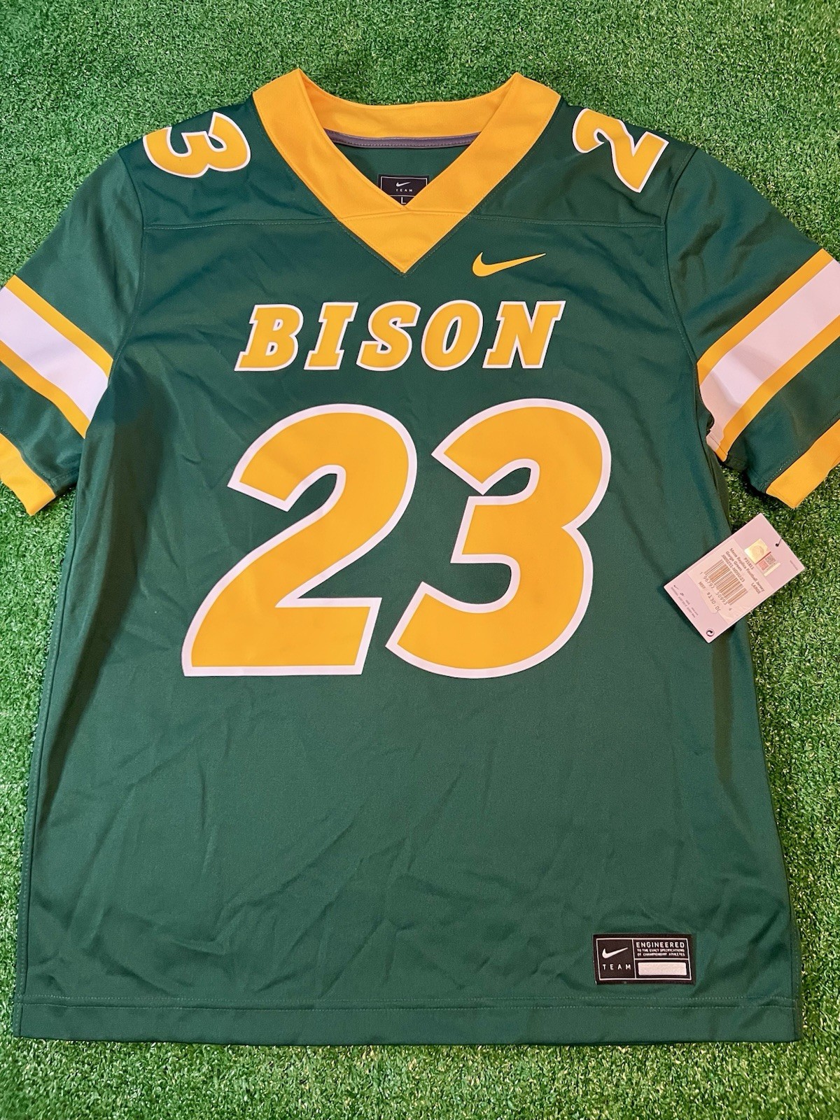NDSU North Dakota State University Bison Nike #23 Football Jersey Men's Large
