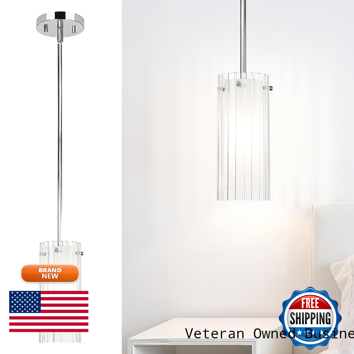 Xinbei Lighting Glass Pendant Light Modern Single Hanging Pendant Lighting