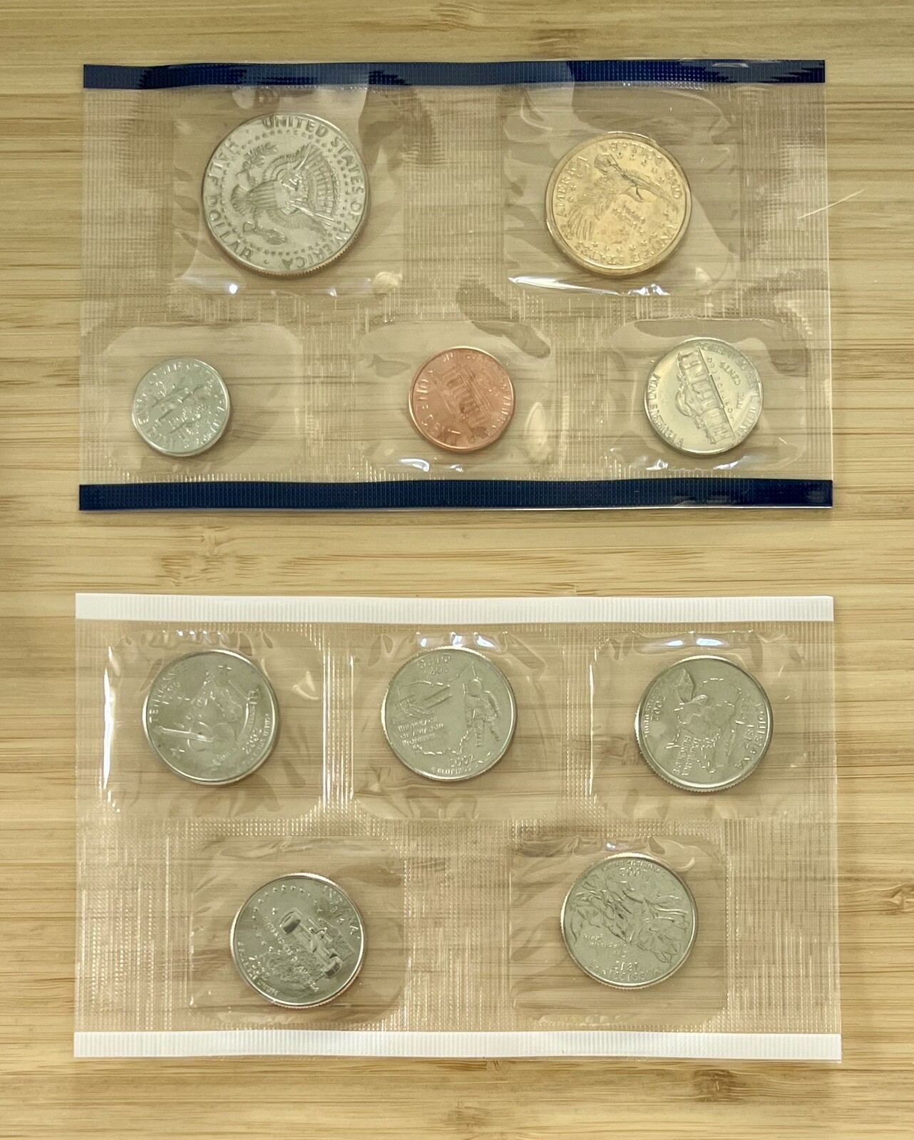 2002 P&D US Mint Uncirculated Coin Set OGP COA FREE SHIPPING