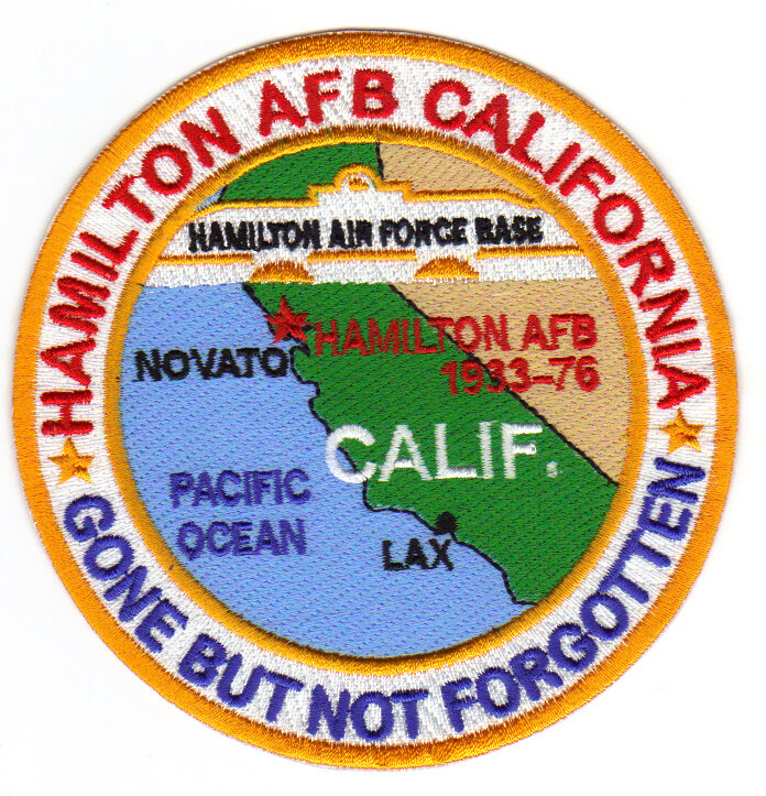 HAMILTON AFB, CALIFORNIA, 1933-76, GONE BUT NOT FORGOTTEN     Y