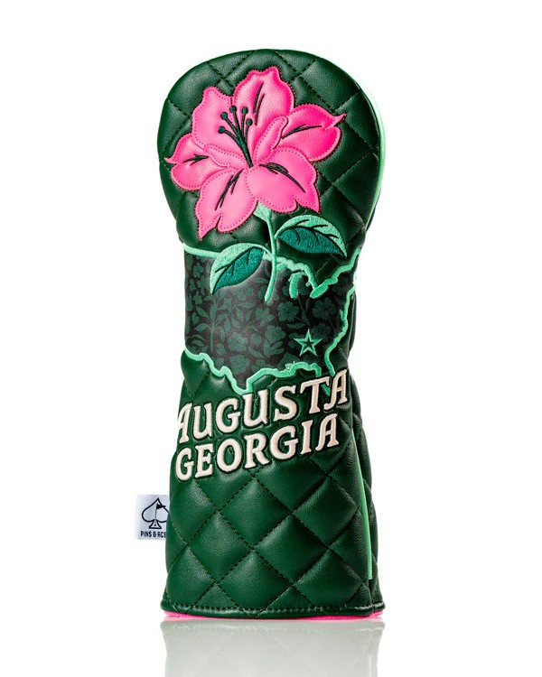 New Pins & Aces Augusta Georgia Masters Green/Pink Azalea Fairway Wood Headcover