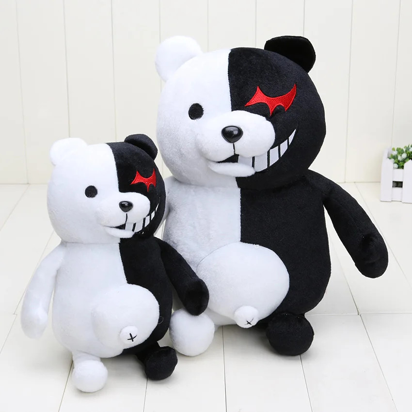 40Cm Danganronpa Monokuma Black&White Bear Dangan Ronpa Soft Plush Toy Doll AU