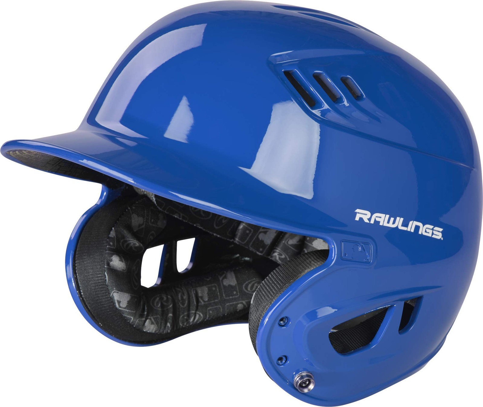 Rawlings | R16 VELO Baseball Batting Helmet | Senior 6 7/8"  7 5/8" | Royal