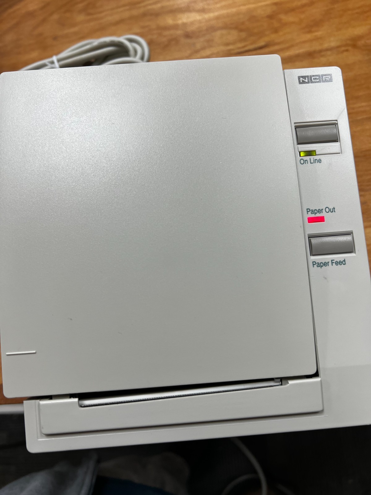 NCR RealPOS Retail USB Thermal Receipt Printer 7193 w/ Adapter and Manual