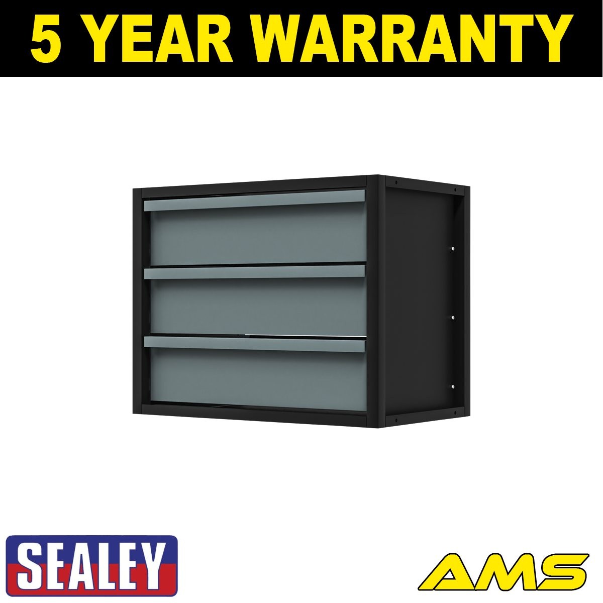Sealey Modular Storage Mid Unit 3 Drawer 580mm APMRM3