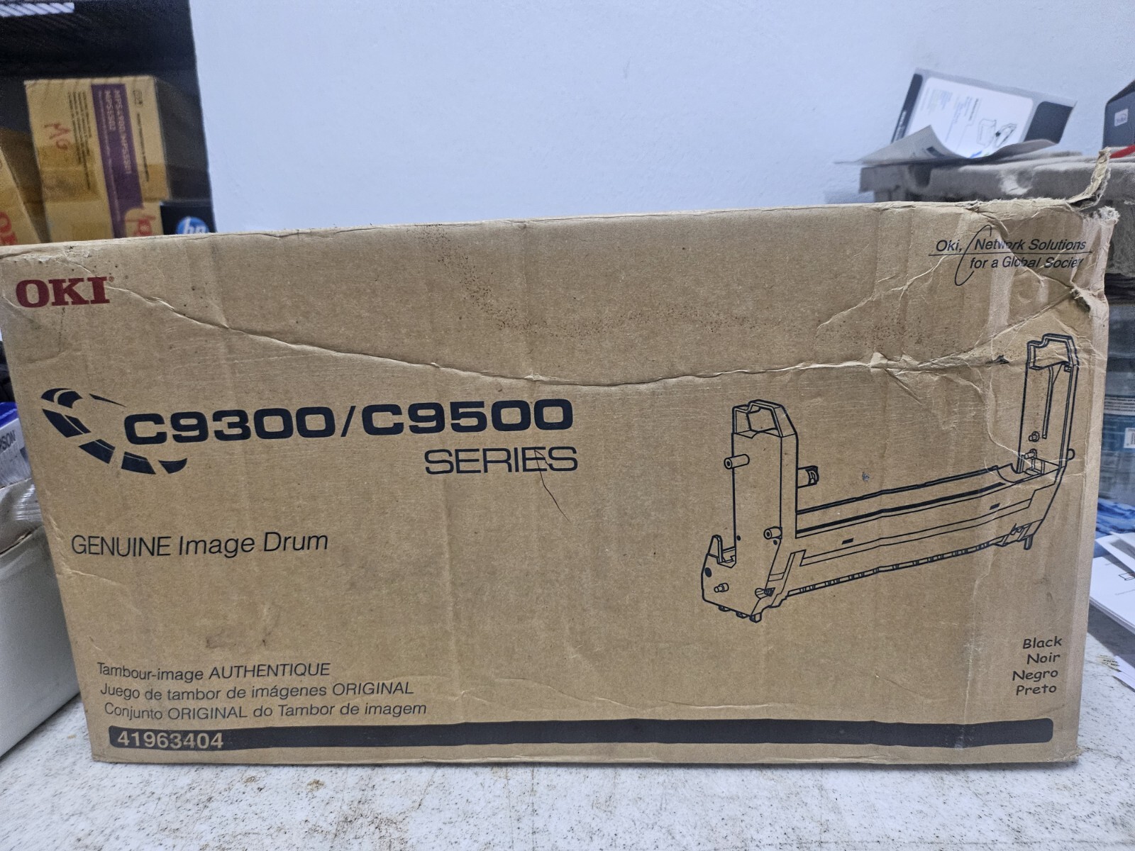 OKIDATA C9300 / C9500 IMAGE DRUM BLACK #41963404, NEW, ORIGINAL