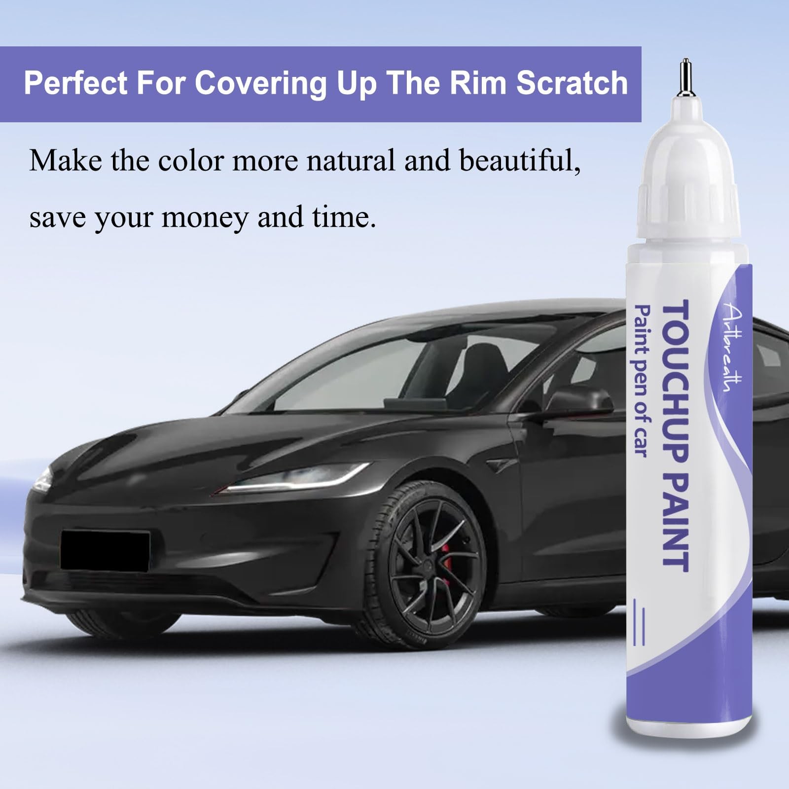 Solid Black (PBSB) Touch Up Paint for Tesla-Exact Match–Chips and Nicks Touch...