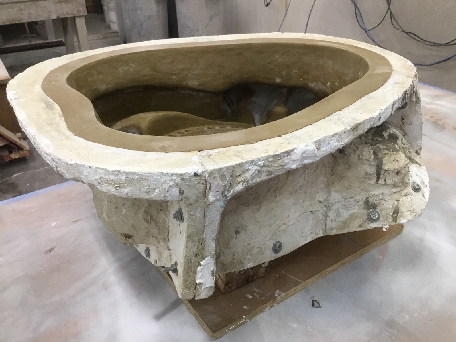 Architectural Shield Mold For Concrete And Plaster