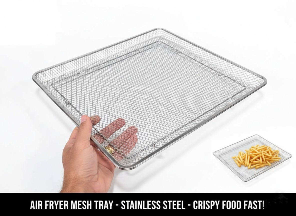 LG Air Fry Rack/Shelf for Oven,  17.4" x 15.8" - Stainless Steel - AHT75334402