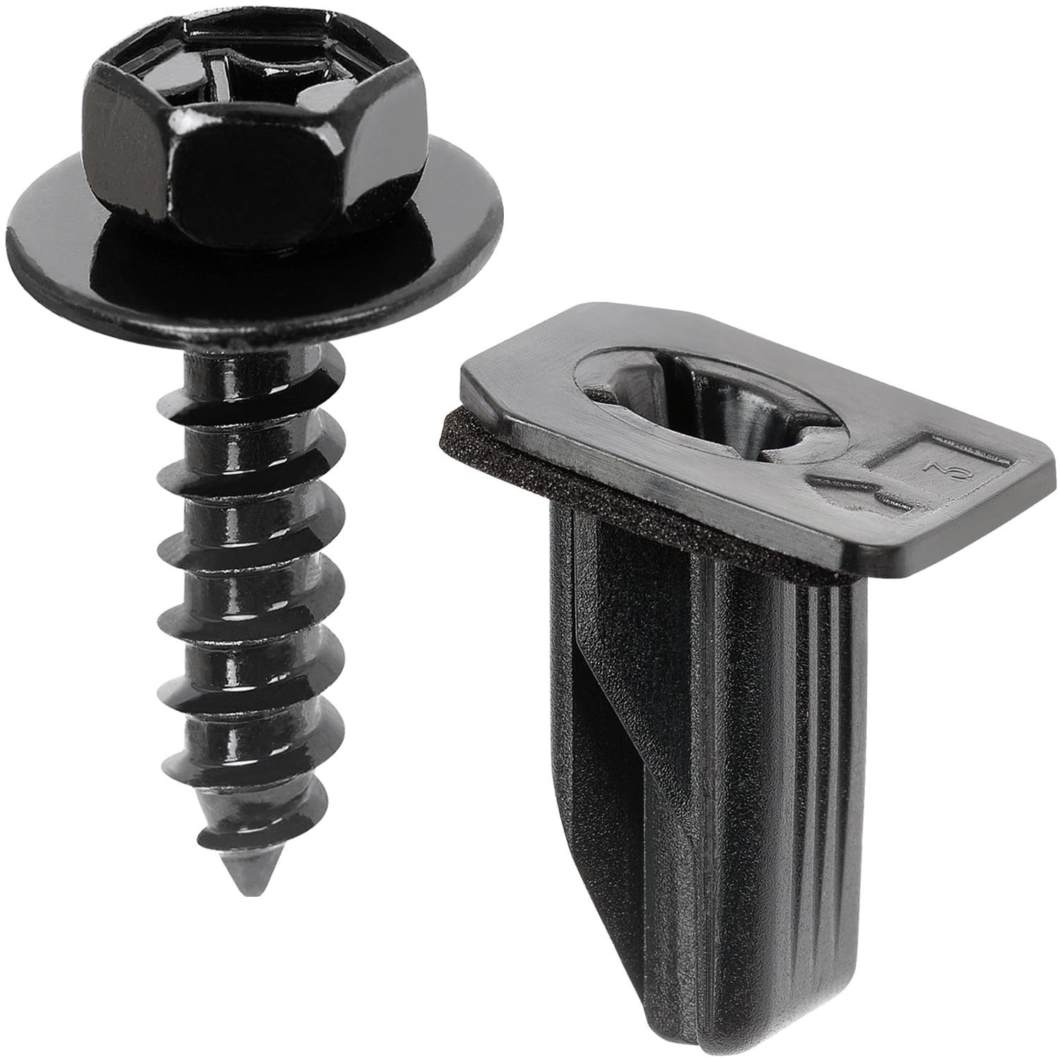 10sets Rear Bumper Side Bracket Screw with Grommet Kit for Toyota 90159-60488...