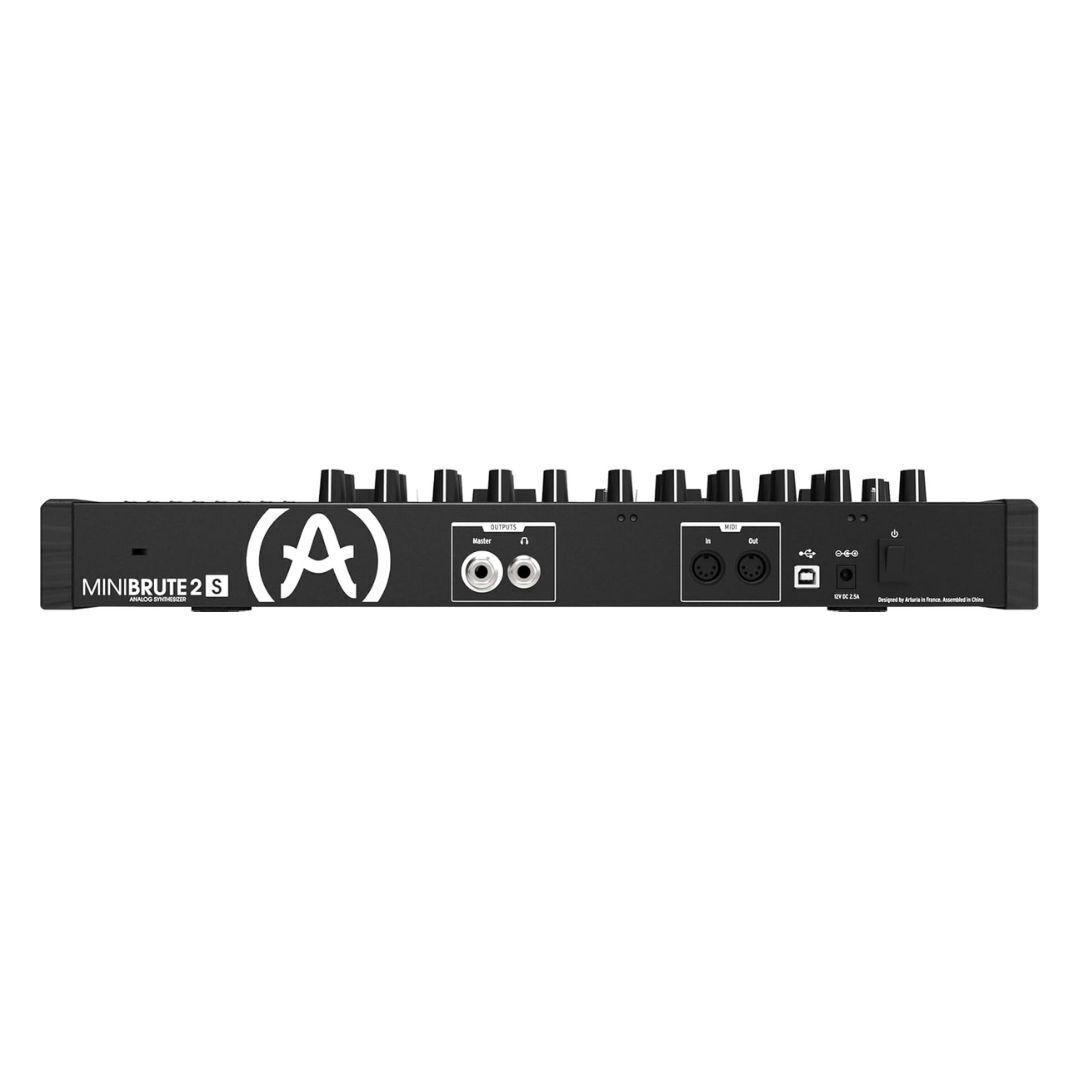 Arturia MiniBrute 2S Black Semi Modular Analog Synthesizer and Step Sequencer