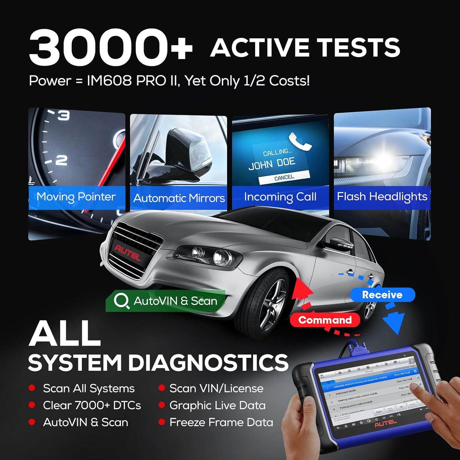 2025 Newest Autel MaxiIM IM508S IMMO Key Programming Diagnostic Scan Full System