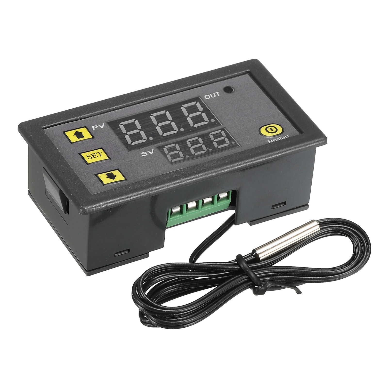 2 Pack W-3230 10A DC 24V Digital LED Temperature Controller Thermostat Heating