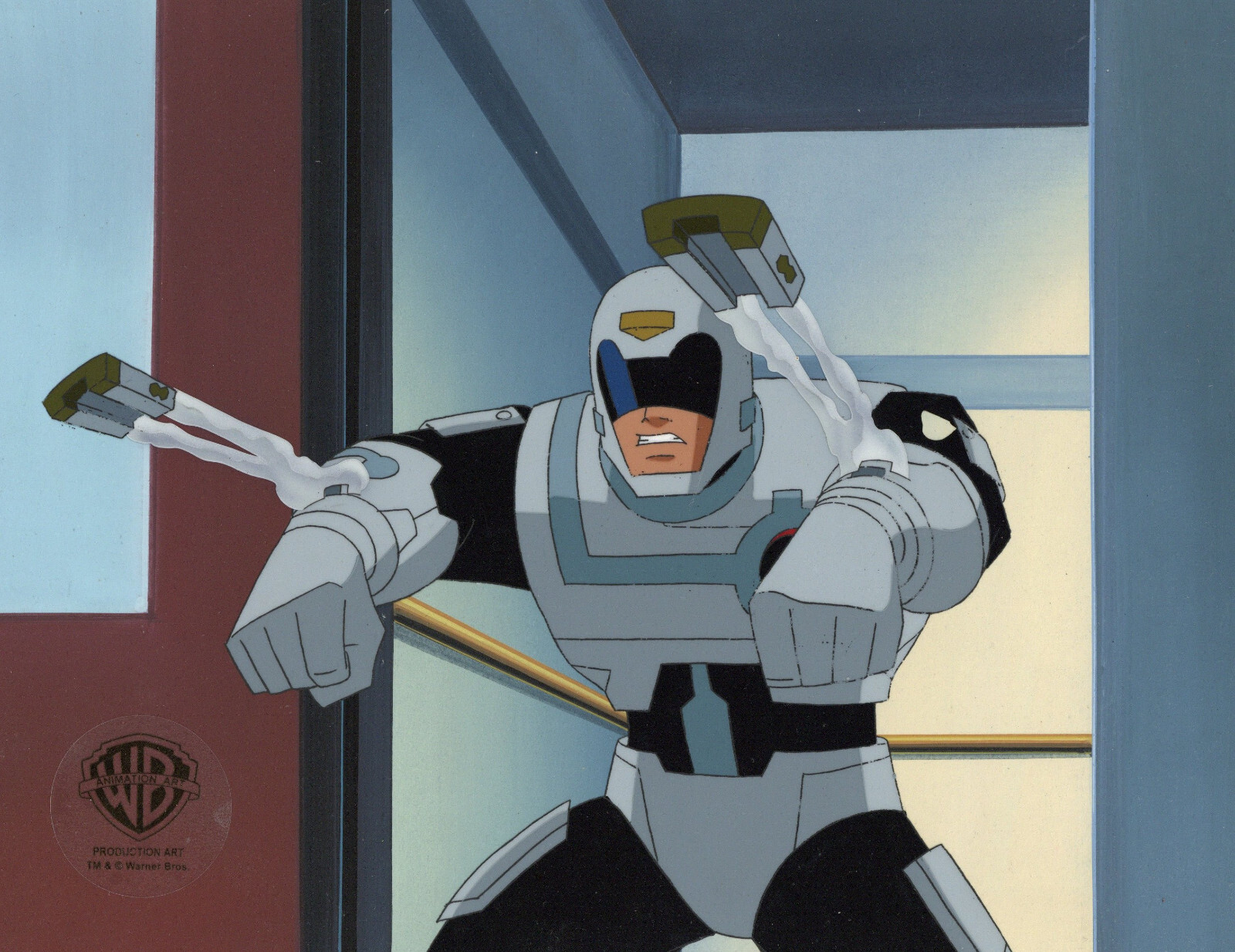 Superman Animated Series-Original Production Cel/OBG-Corey Mills-Prototype