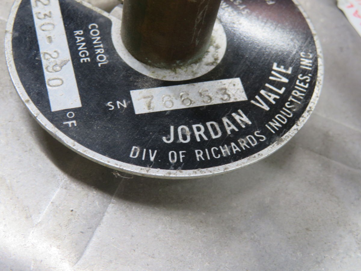 JORDAN VALVE 80 TEMPERATURE REGULATOR T246435