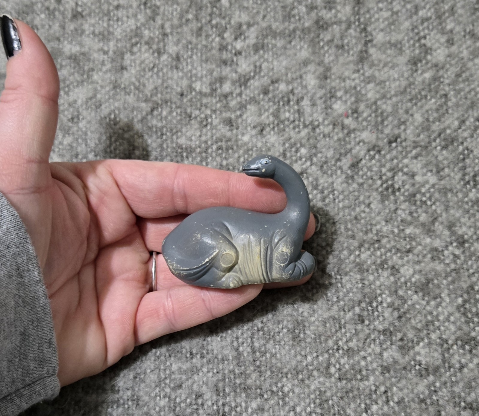 Vintage Long Neck Dinosaur Pencil Sharpener 2.5 In
