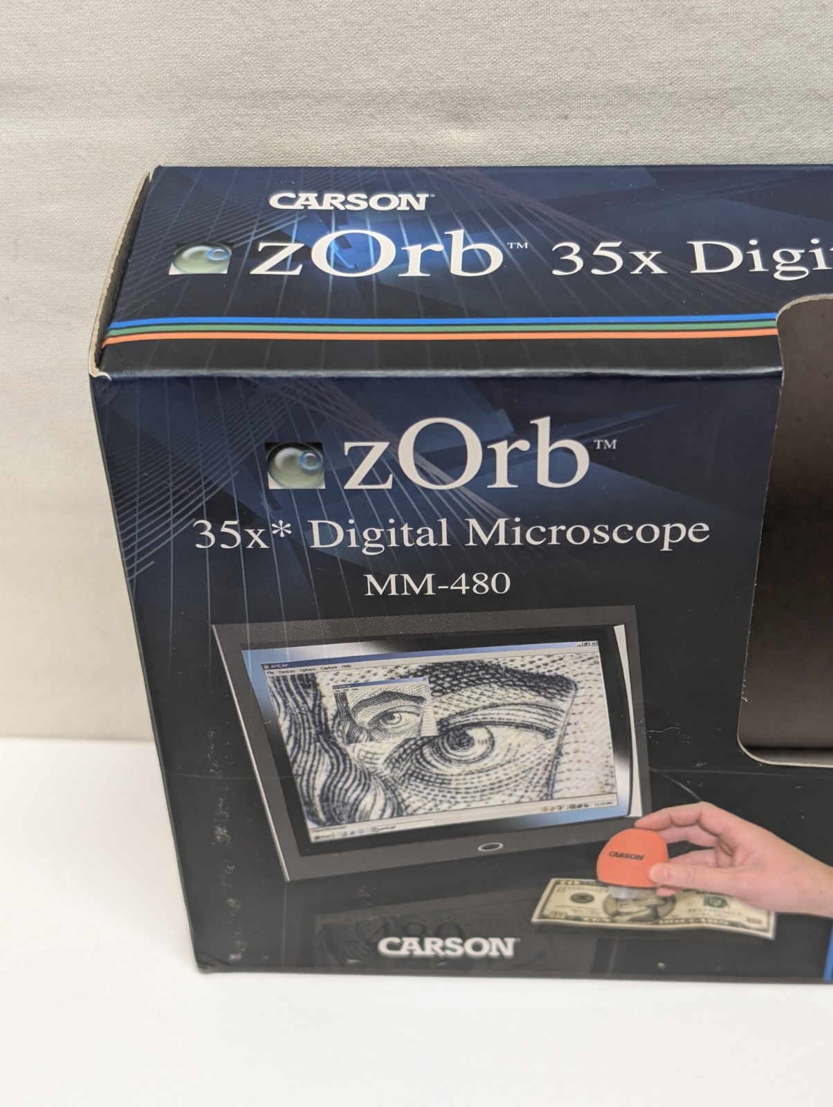 Carson Zorb 35X Digital Microscope MM-480 Camera Video Capture - Works