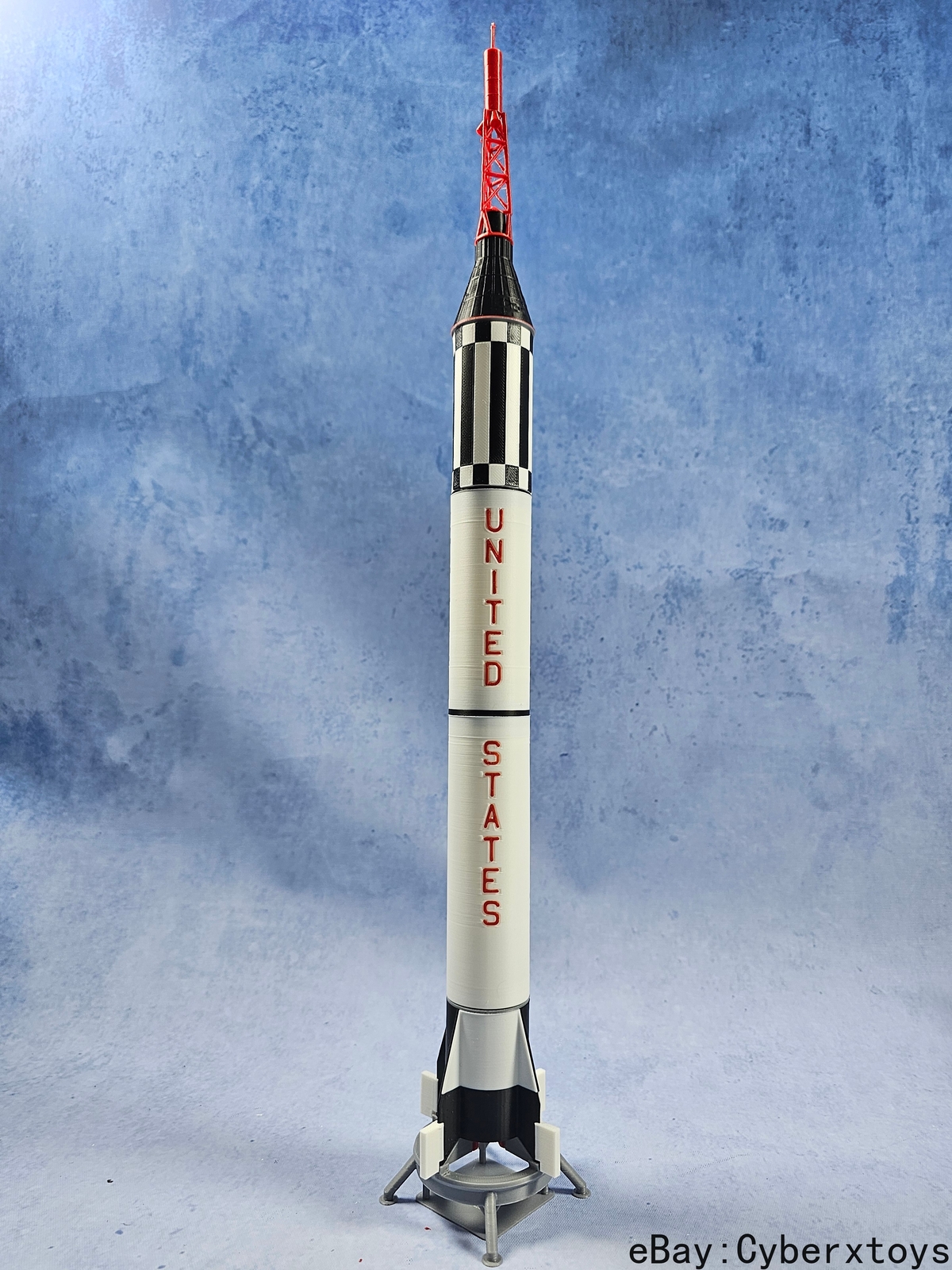 1/60 NASA Redstone Rocket Spacecraft 3D Model Builded