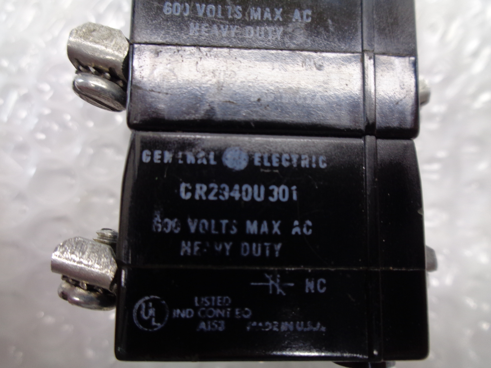 GENERAL ELECTRIC CR234OU301 SELECTOR SWITCH W/KEY NSNP
