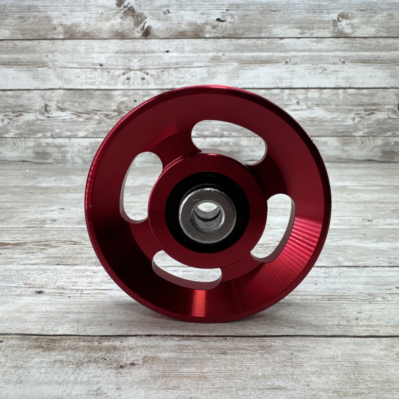 RITKEEP RED Aluminum GYM Pulley Wheel 3 7/16 x 5/8 Aluminum Alloy Bearing 6202RS