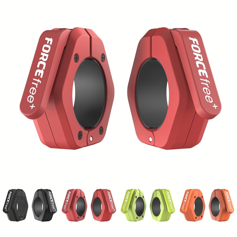 Quick Release Barbell Clips Pair Olympic Barbell Collars Anti Slip Grip