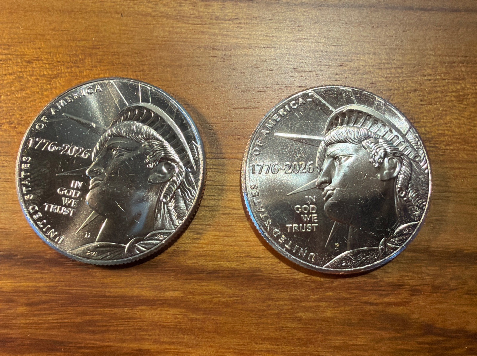 250th anniversary half dollar P and D ("4.9/ea" below means 2 (P+D) Coins)