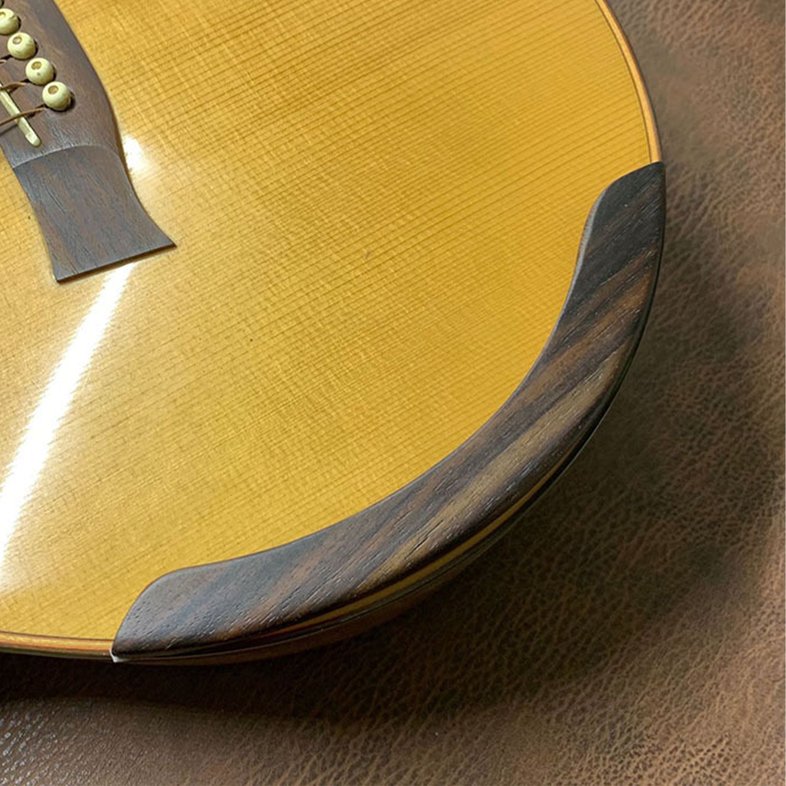 7.83inch Rosewood Guitar Armrest For Acoustic Classical Guitar Self Adhesive