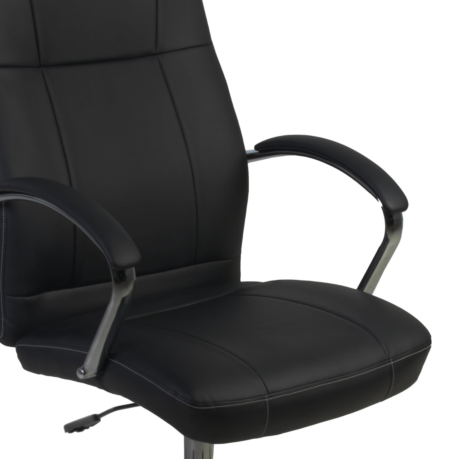 Cielo Leatherette Executive Mid-Back Office Chair – Ergonomic Conference Chai...