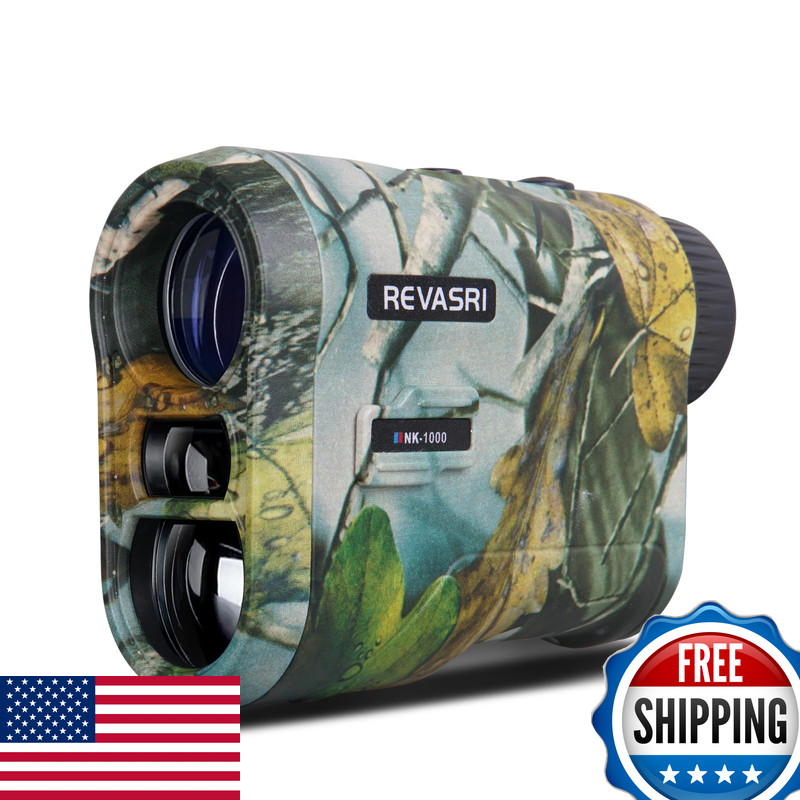 Revasri Hunting Laser Rangefinder Rechargeable Battery 1000 Yards Hunting Range