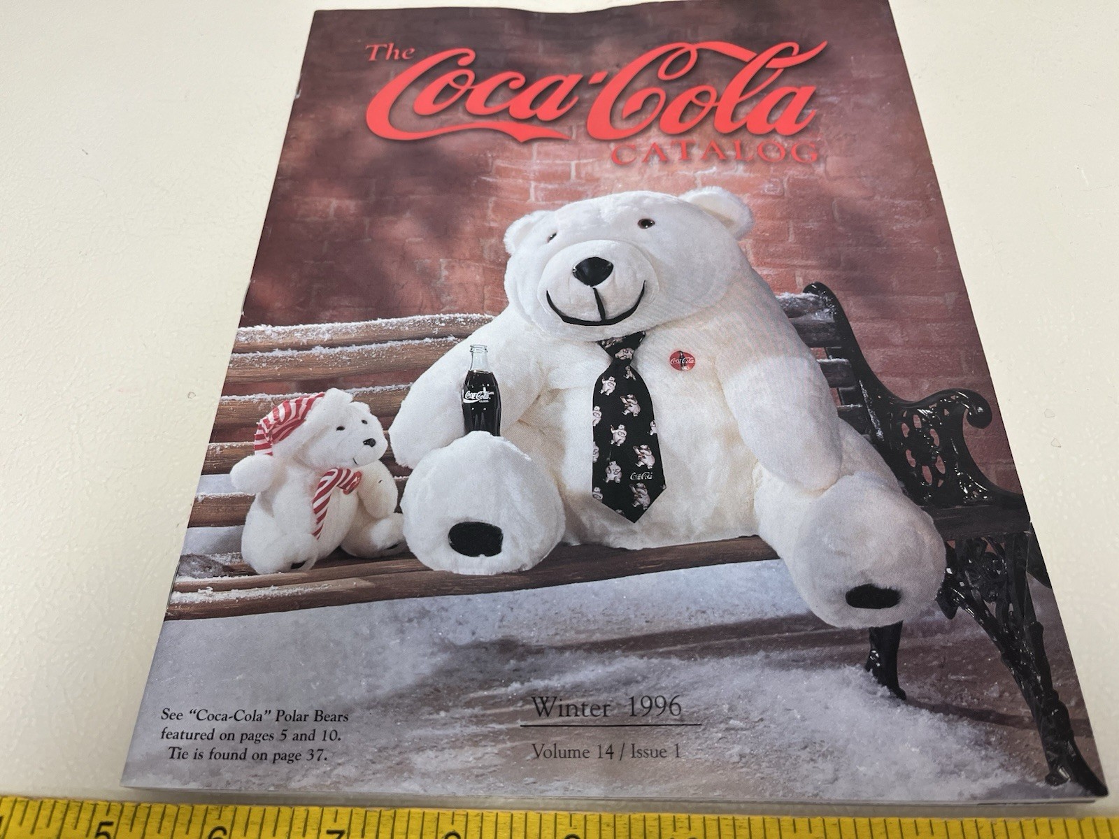 THE COCA-COLA COLLECTOR'S CATALOG-  Winter 1996 -  vol. 14  issue 1