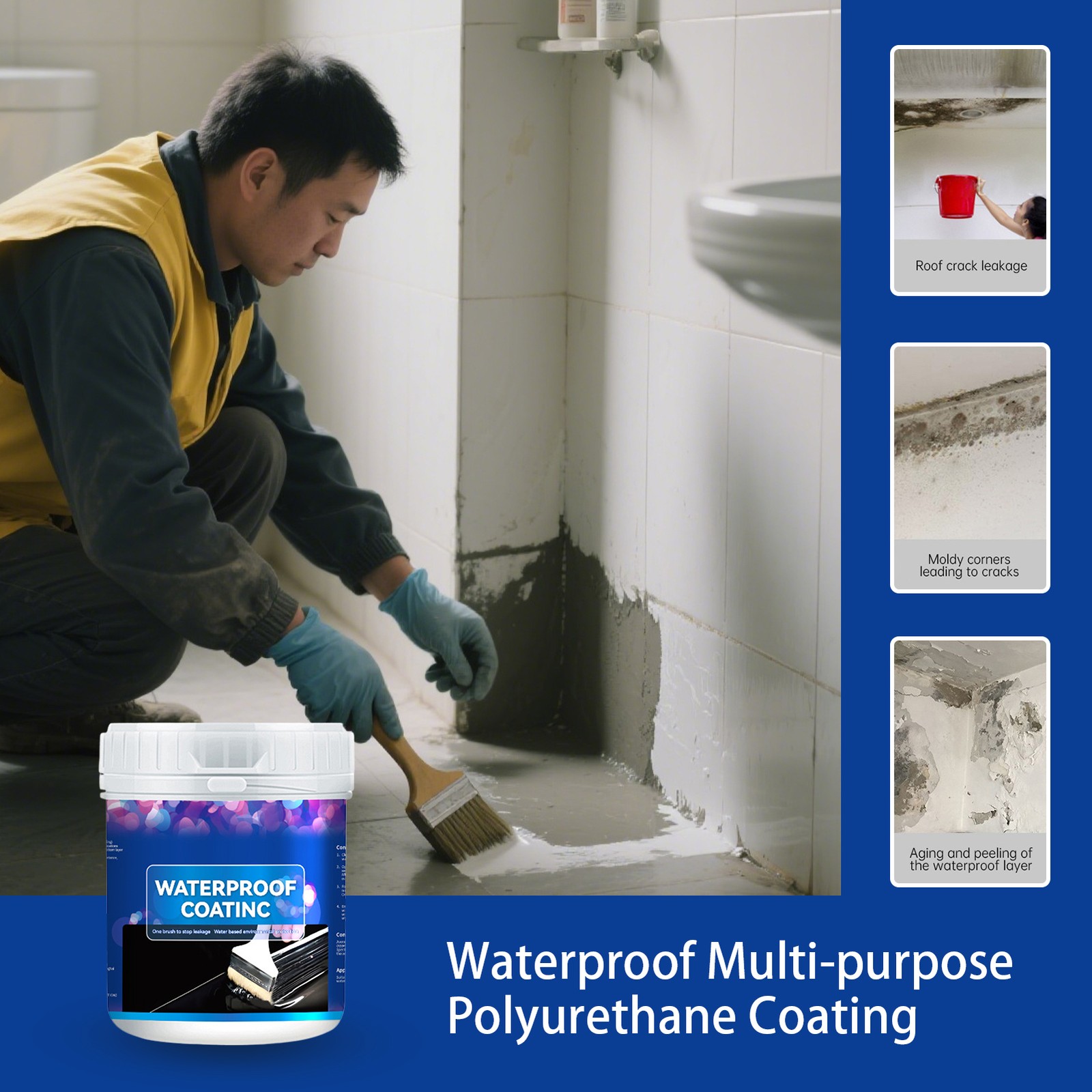 Waterproof Multi-Purpose Polyurethane Coating,Detroitrain Polyurethane Coating