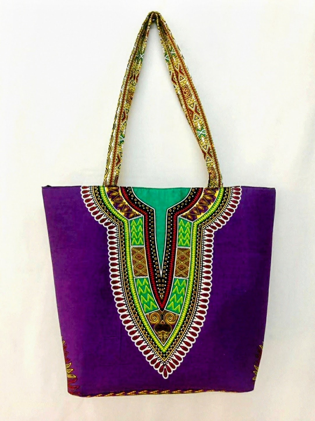 Padded Purple Angelina Shoulder Bag with Inside Pockets and Inside Lining