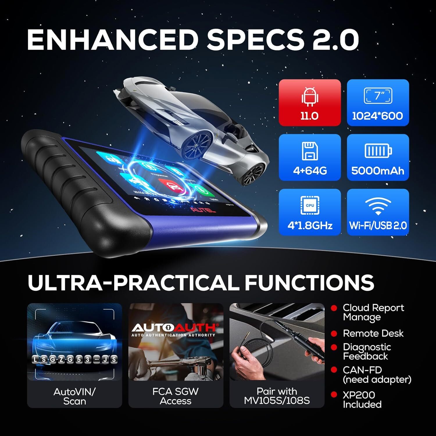 2025 Newest Autel MaxiIM IM508S IMMO Key Programming Diagnostic Scan Full System