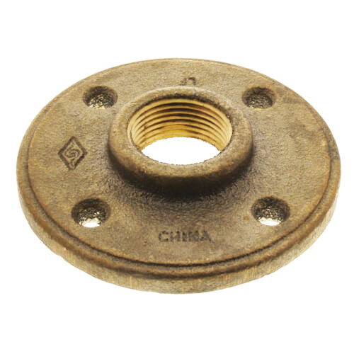 1/2" BRASS FLOOR FLANGE fitting pipe npt LEAD FREE