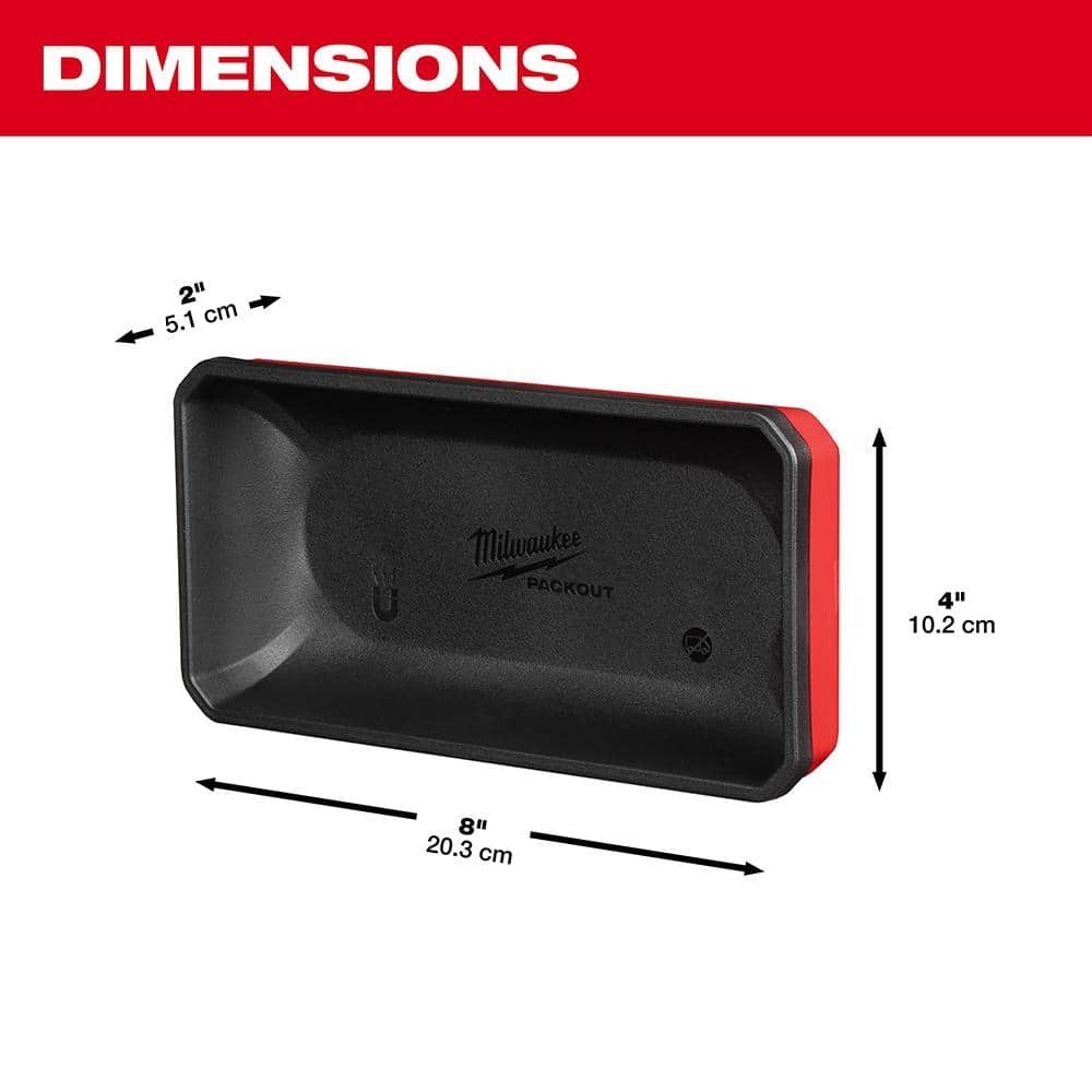 Milwaukee PACKOUT Large Magnetic Bin Tool Holder