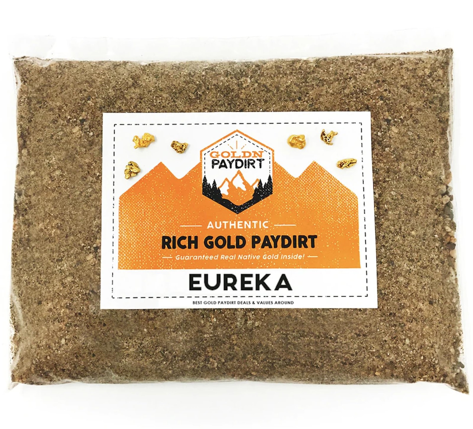 Gold Paydirt Eureka Panning Bag – Prospecting Concentrate for Gold Mining