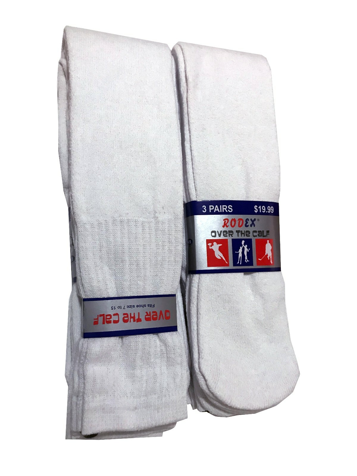 Men's Big & Tall Sports Tube Socks 3/6/12 Pack "Over The Calf - 26" inches"