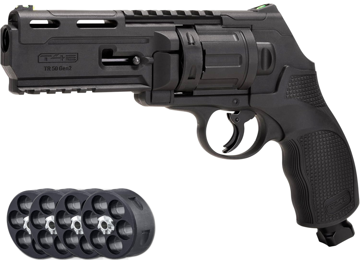 Umarex TR50 Paintball Revolver CO2 Marker GEN 2, 7.5 Joules, 380FPS (2292176)