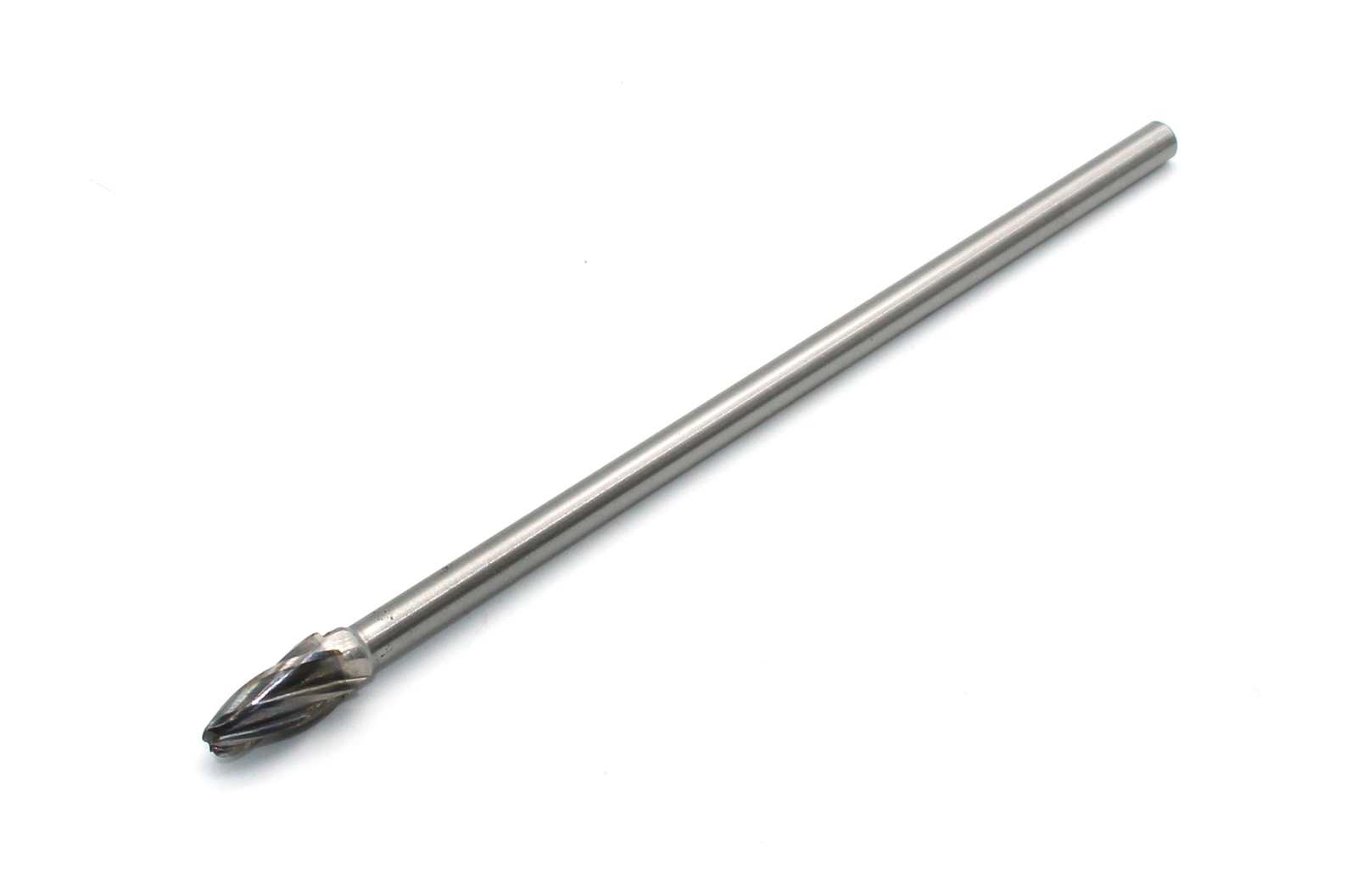 TEMO SF-3L6 NF Aluminum Cut CARBIDE BURR FILE, 3/8" RoundTree, 1/4"Dx 6"L Shank