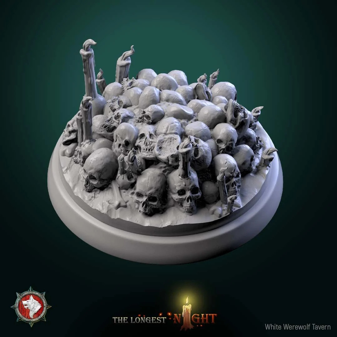 Boneyard Base - Resin Tabletop Miniature