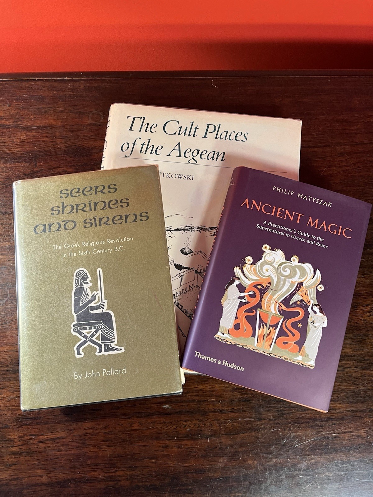 Ancient Greek Magic, Mysteries, And Cult Religion - 3 Book Set, W Rare First Ed