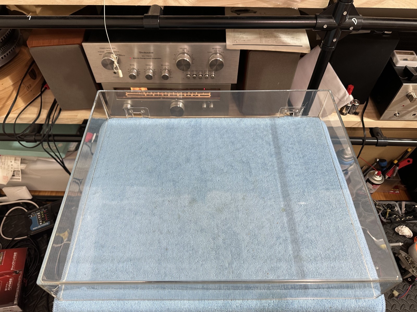 Pioneer XL-1550 PL-550 Vintage Turntable parts Dust cover From Japan