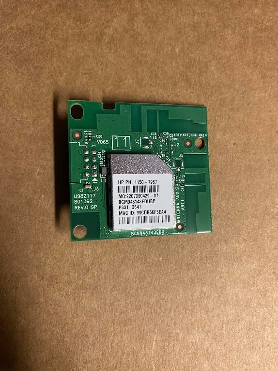 Genuine HP MFP M477fdw  M277dw M276nw Wireless PC Board 1150-7940