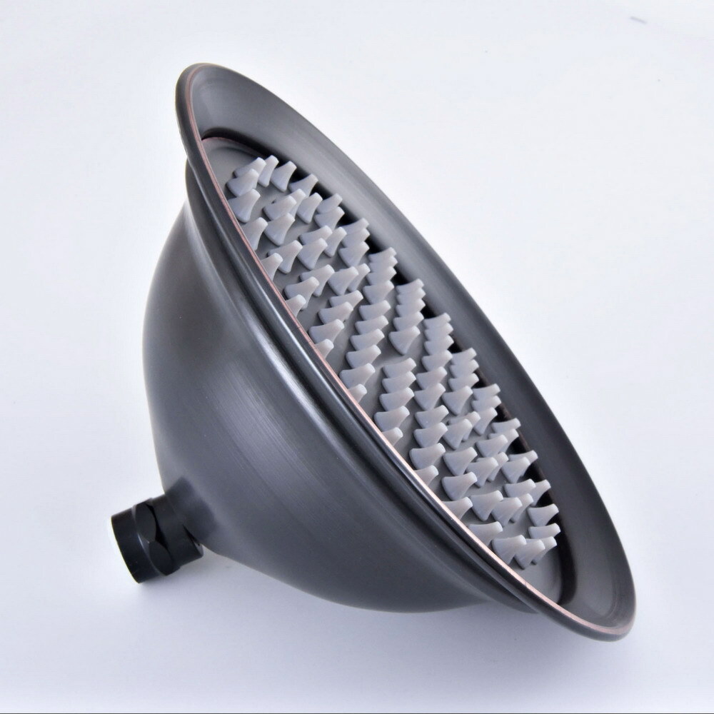 8.2" inch Black Oil Rubbed Brass Round Bathroom Rainfall Top Shower Heads 2sh248